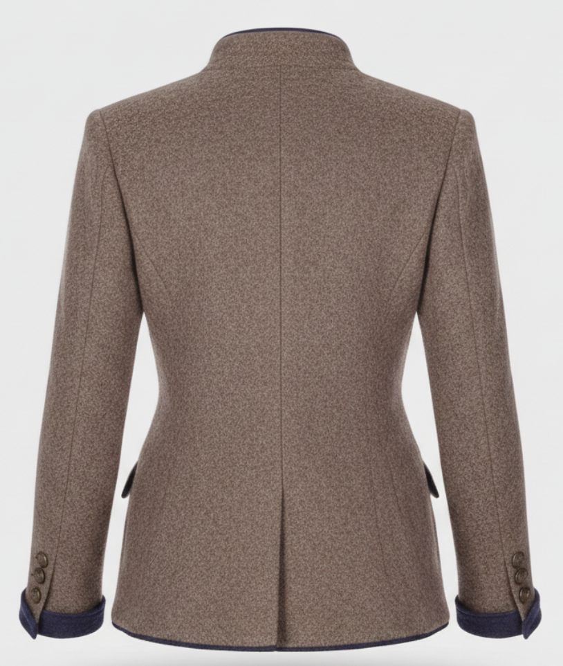 Lucie I Chal Elegant Struktureret