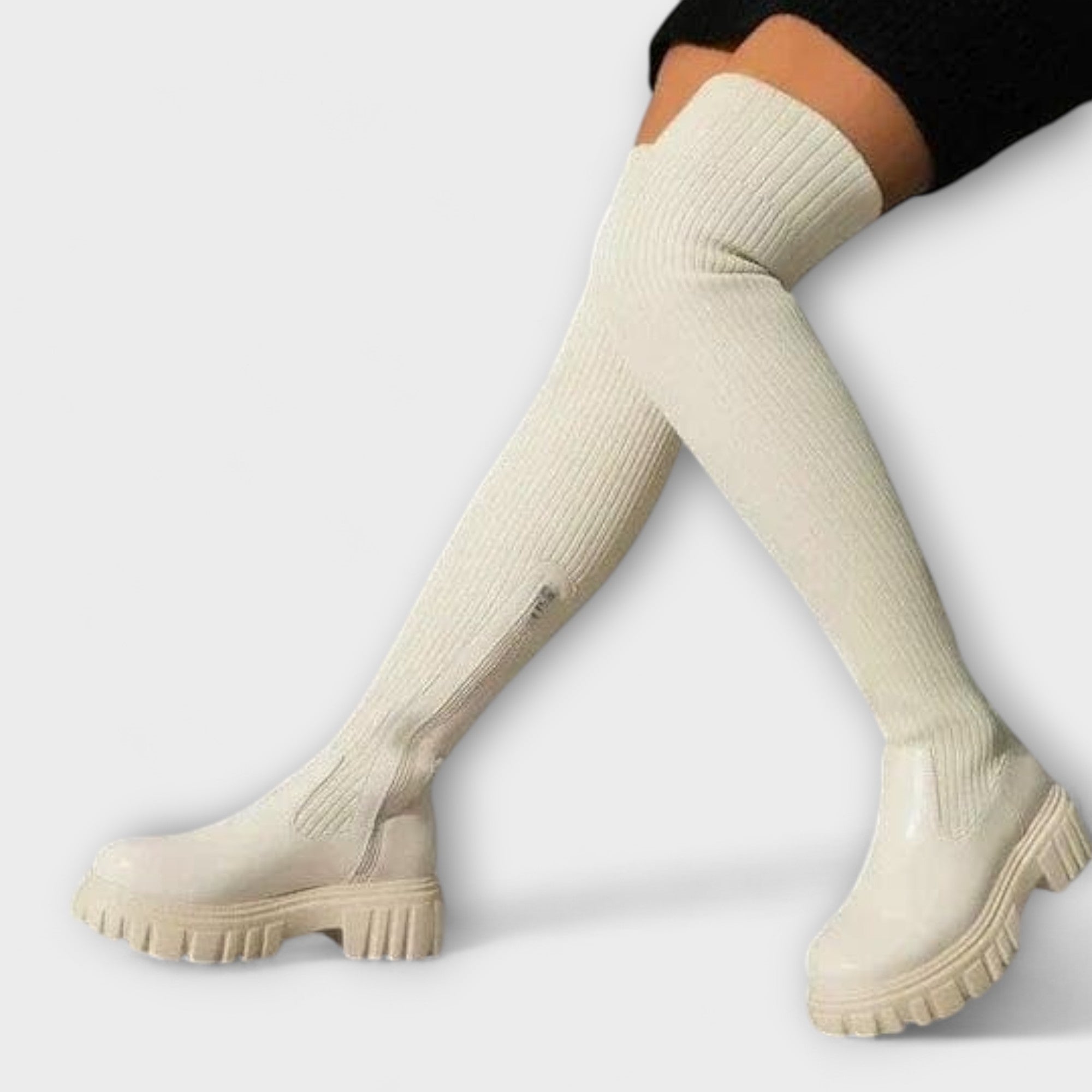 Lureva - Elegante Overknee Støvler