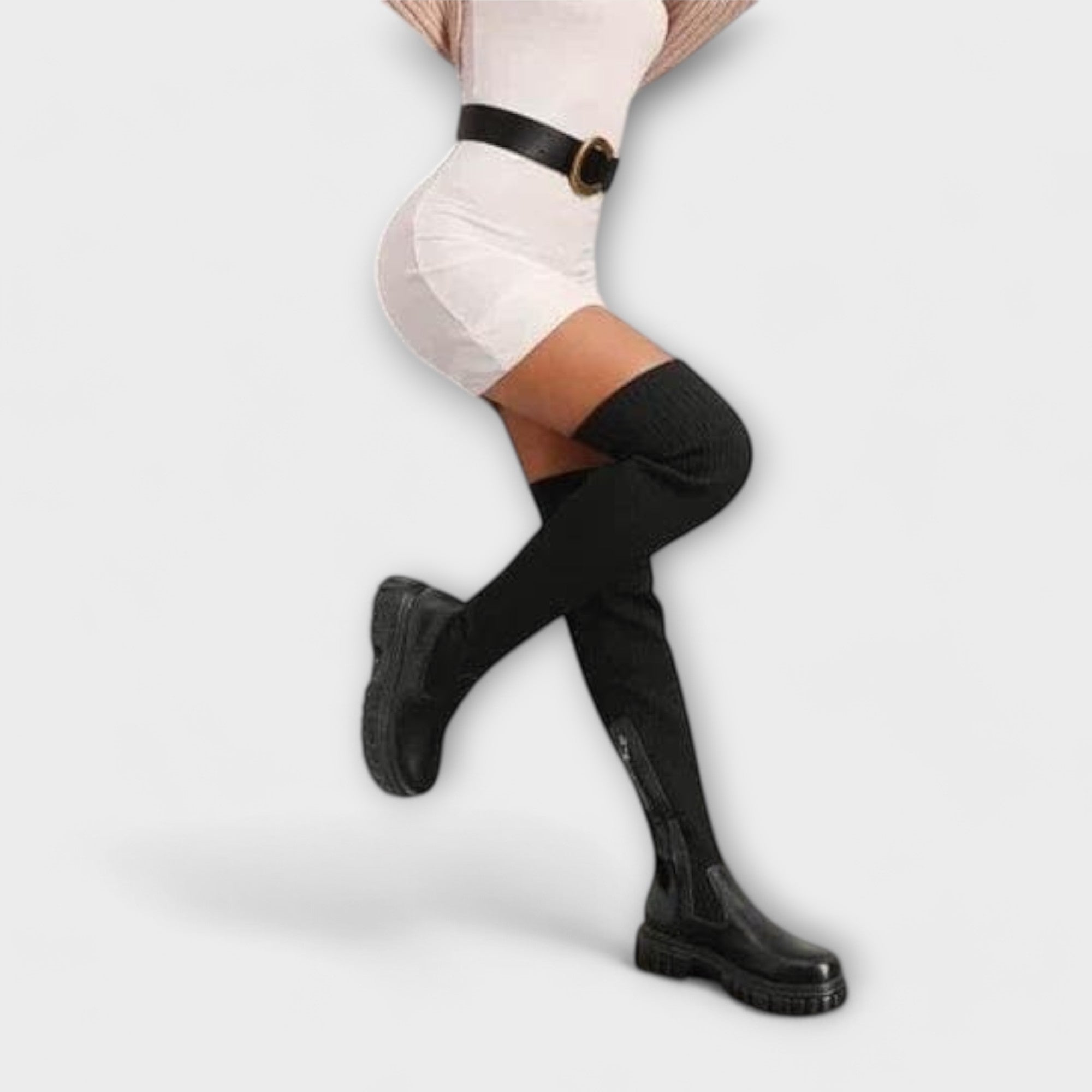 Lureva - Elegante Overknee Støvler