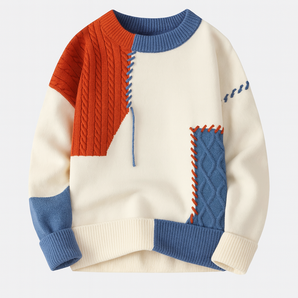 Victor | Arty Patch Sweater