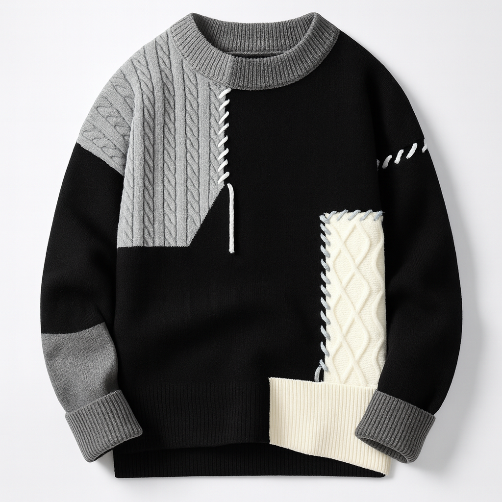 Victor | Arty Patch Sweater